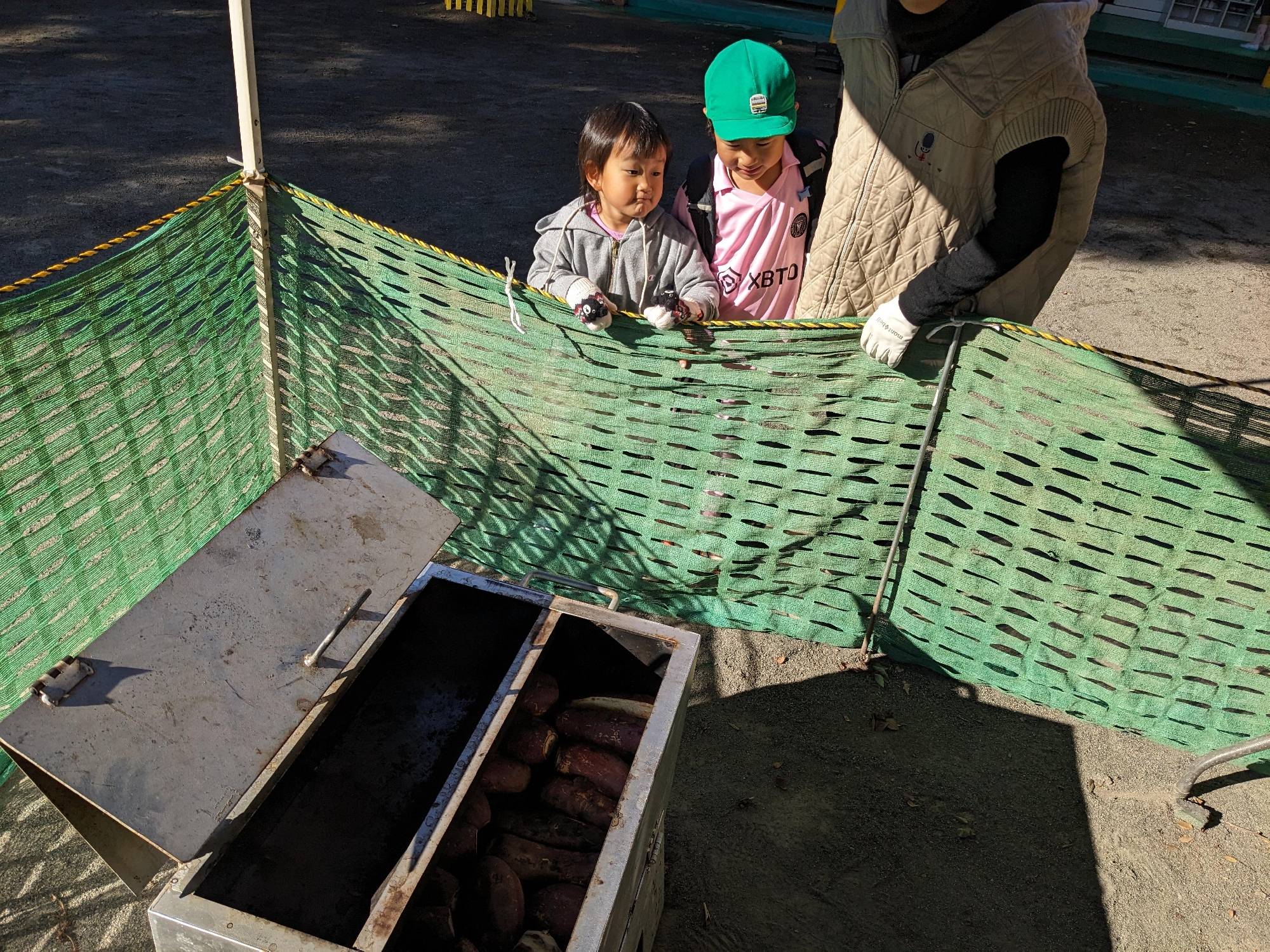 食育（焼き芋・玉子）